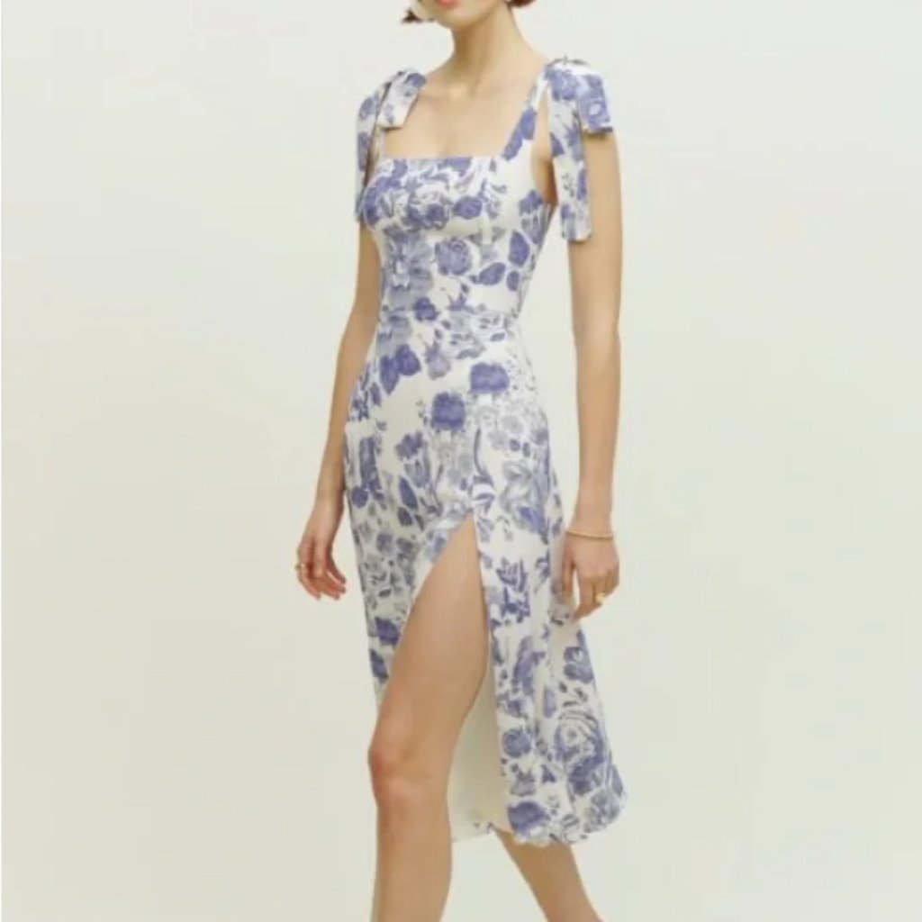 Nwot Reformation Twilight Dress In Lucerne Size 6 #690